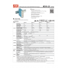 MEAN WELL - MDR-20-24 - SPECYFIKACJA - SPECIFICATION - KARTA PRODUKTU - 1